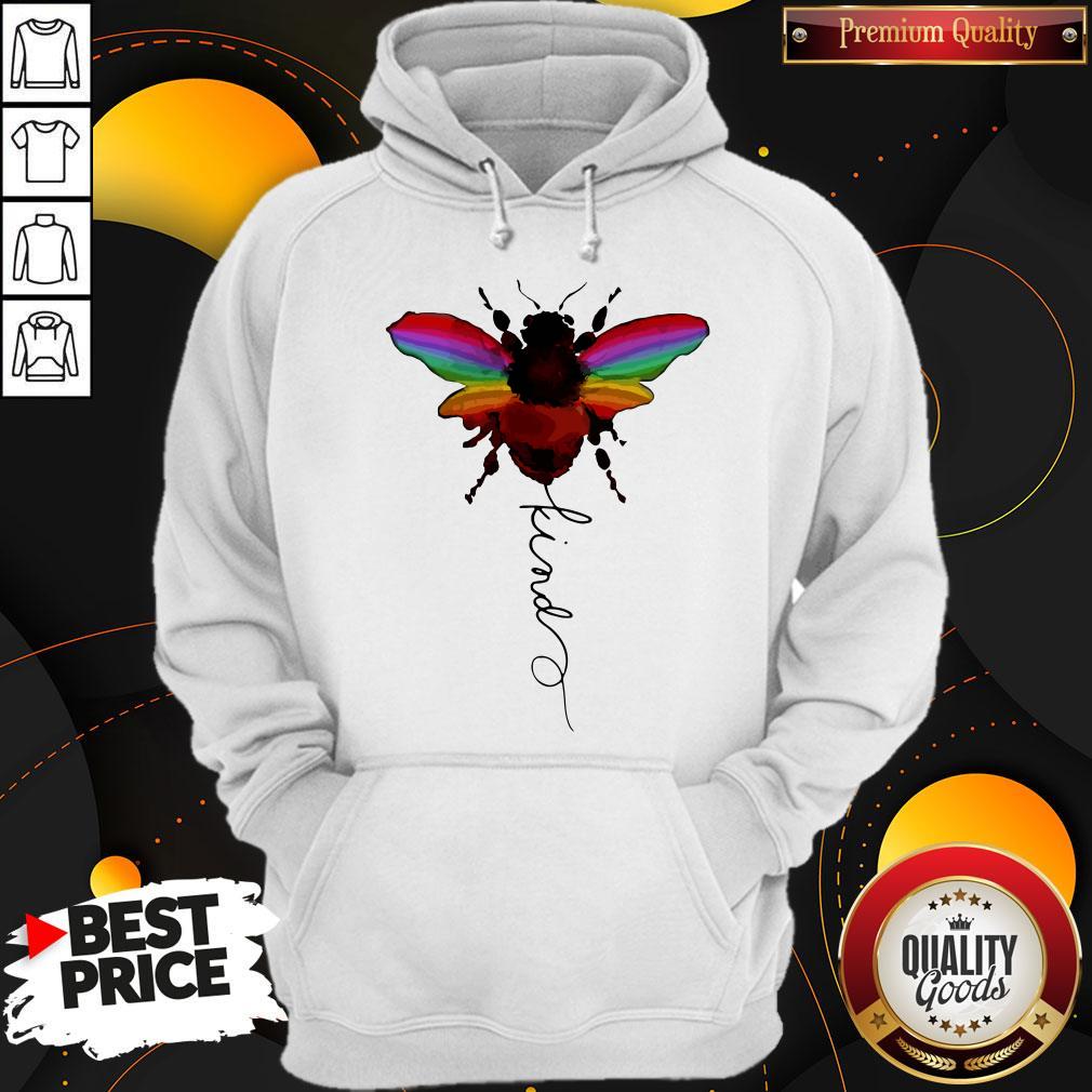Official LGBT Bee Kind White Shirt - Image 3