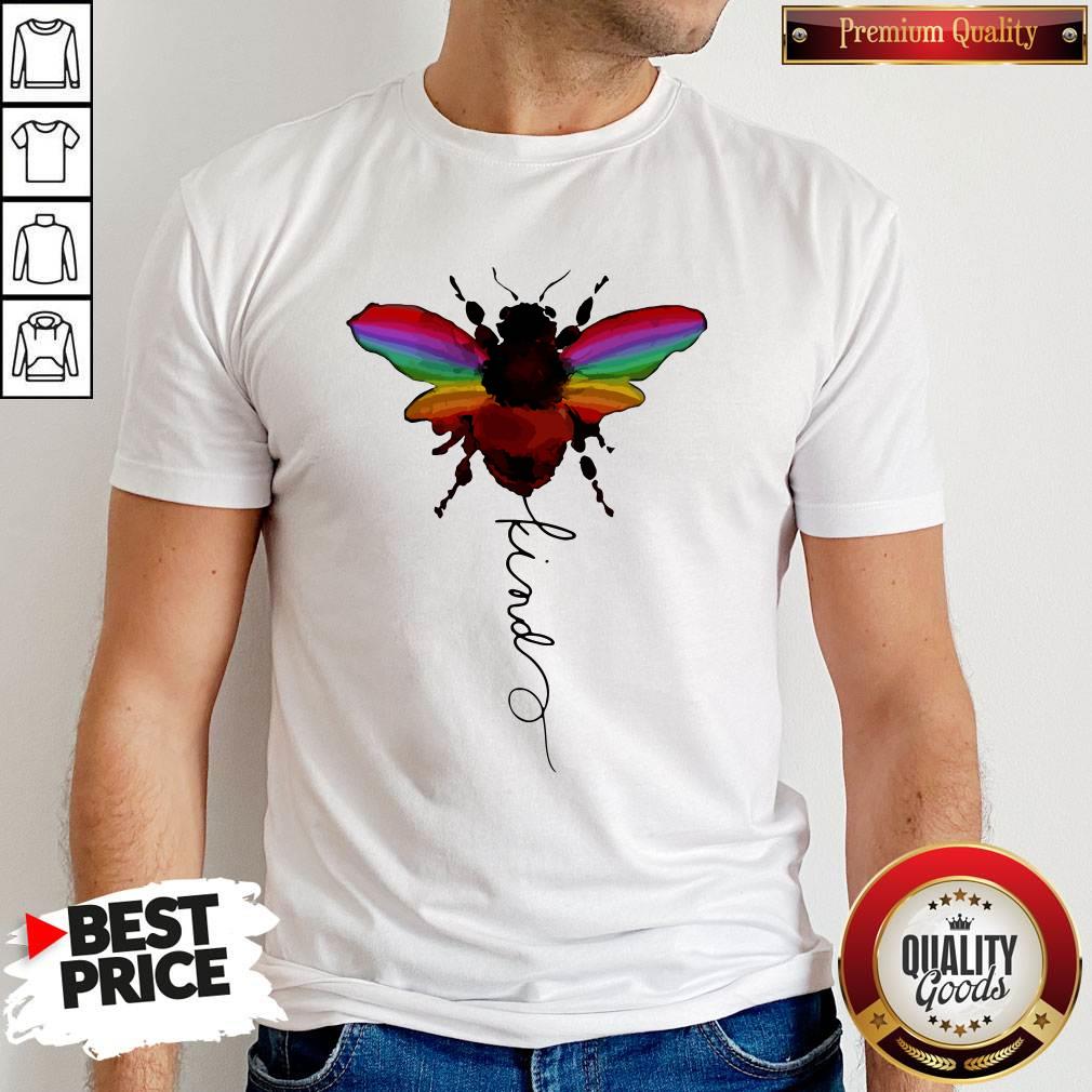 Official LGBT Bee Kind White Shirt