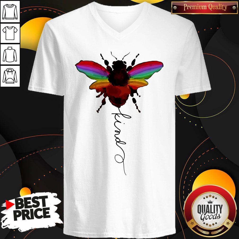 Official LGBT Bee Kind White Shirt - Image 2