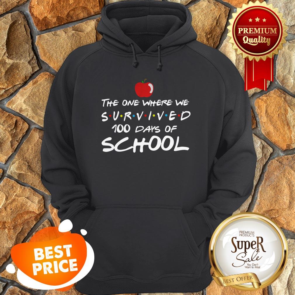 The One Where We Survived 100 Days Of School Friends Shirt - Image 5