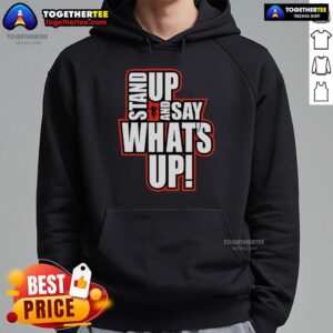 Alternative view of Official R-Truth Stand Up And Say Whats Up T-Shirt