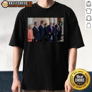 Original Trump Zelenskyy And European Leaders Meeting T-Shirt