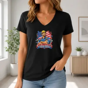 Alternative view of Good Original American Labour Day Celebration Vintage Shirt