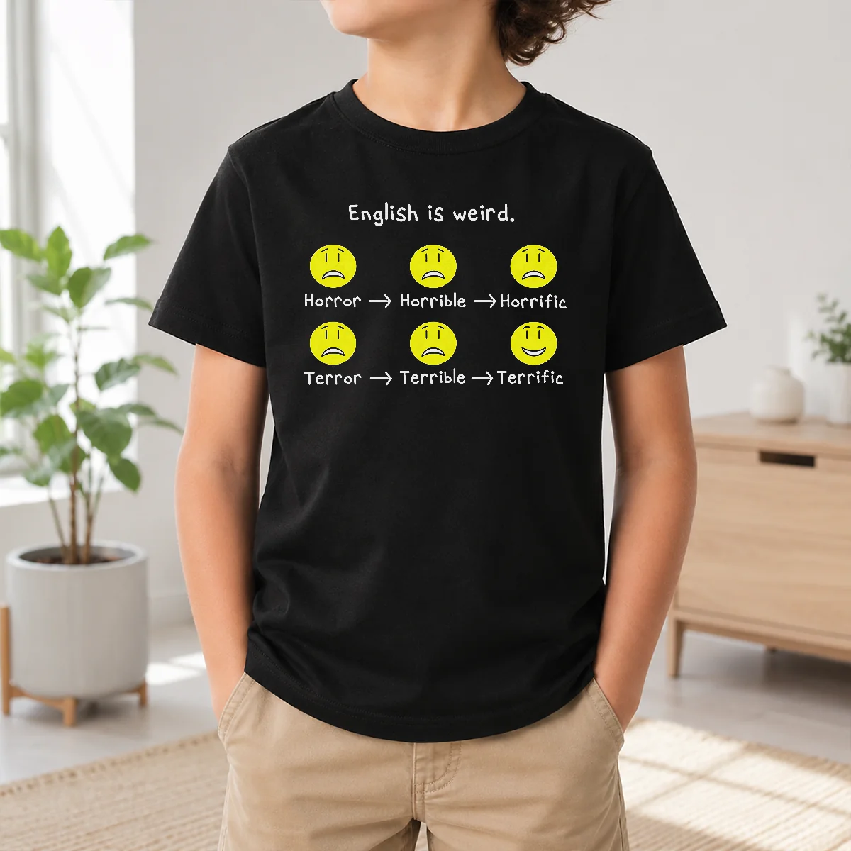 Nice Pretty English Is Weird Geek Shirt - Image 9