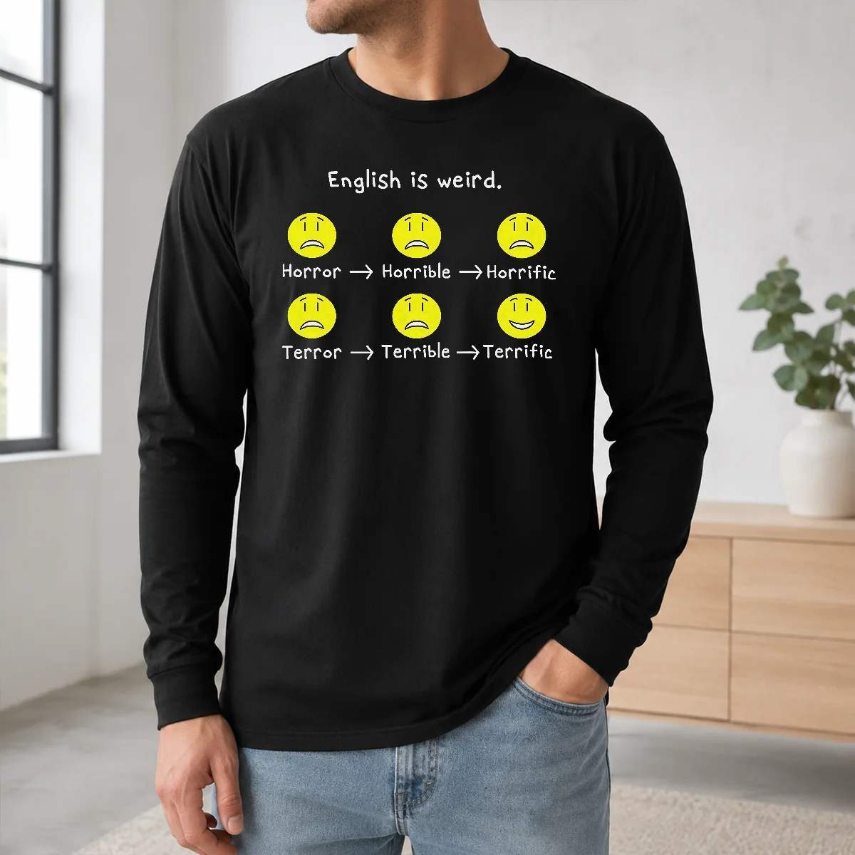 Nice Pretty English Is Weird Geek Shirt - Image 5