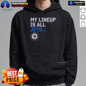 Alternative view of Nice Winnipeg Jets My Lineup T-Shirt