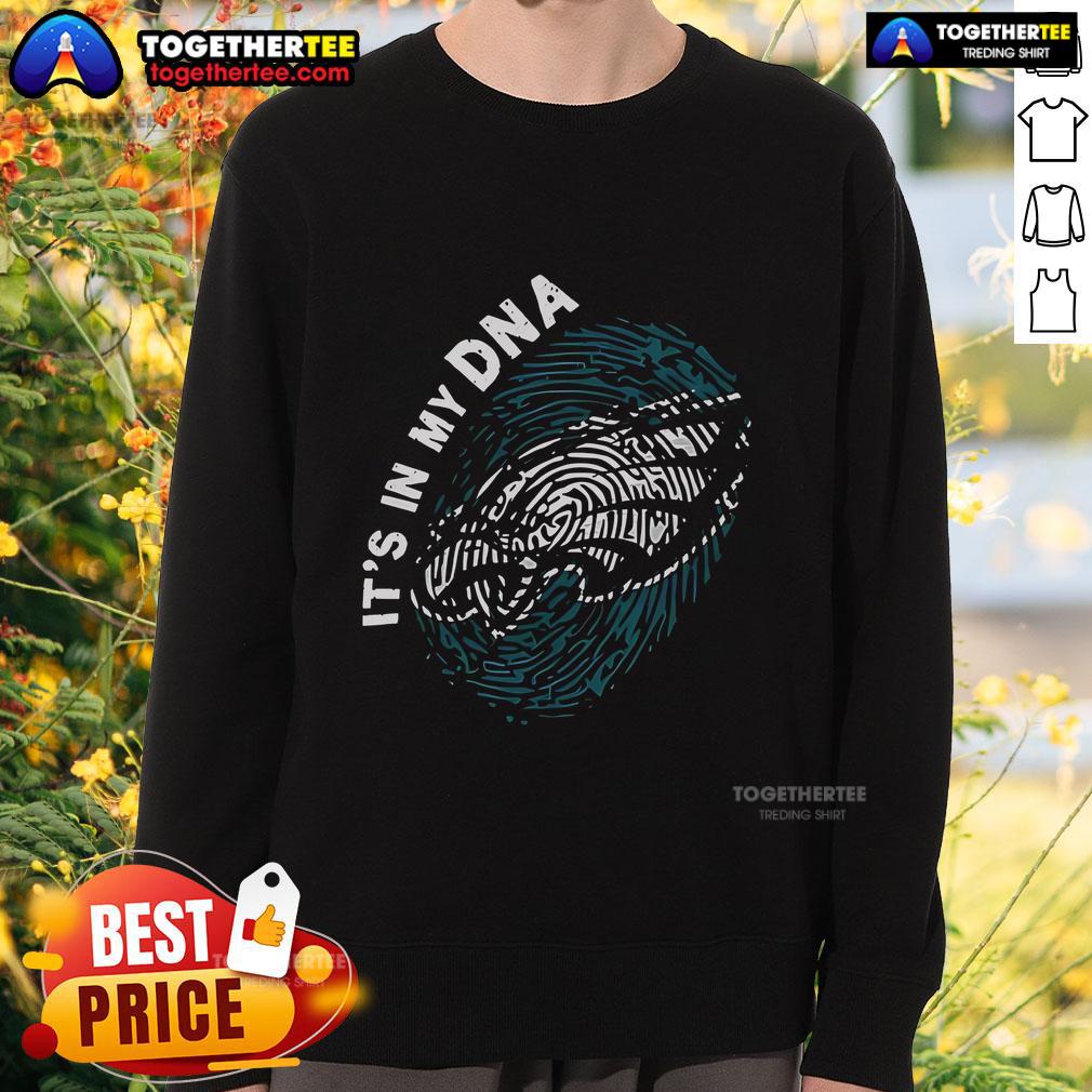 Premium Philadelphia Eagles In My DNA Logo T-Shirt - Image 5