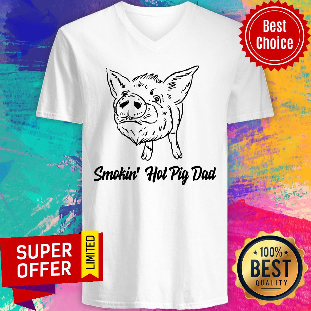 Premium Pig Smokin Hot Pig Dad Shirt - Image 2