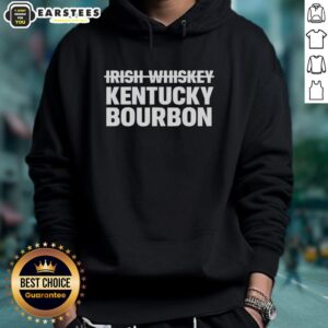 Alternative view of Awesome Irish Whiskey Kentucky Bourbon Letter T-Shirt