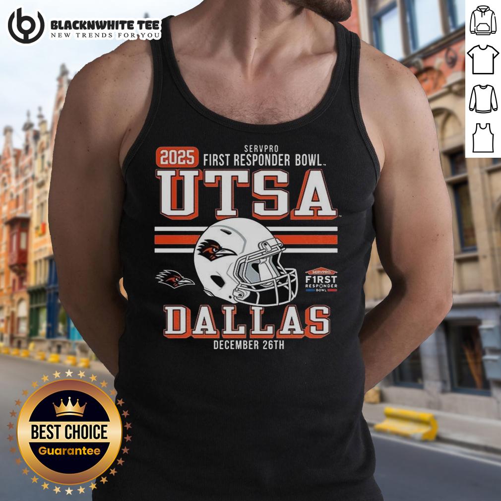 Nice UTSA Roadrunners 2025 First Responder Bowl Bound T-Shirt - Image 4