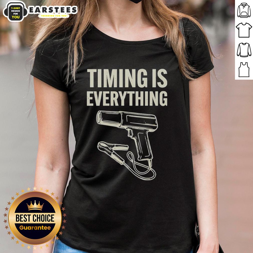 Awesome Timing Is Everything Funny T-Shirt - Image 3