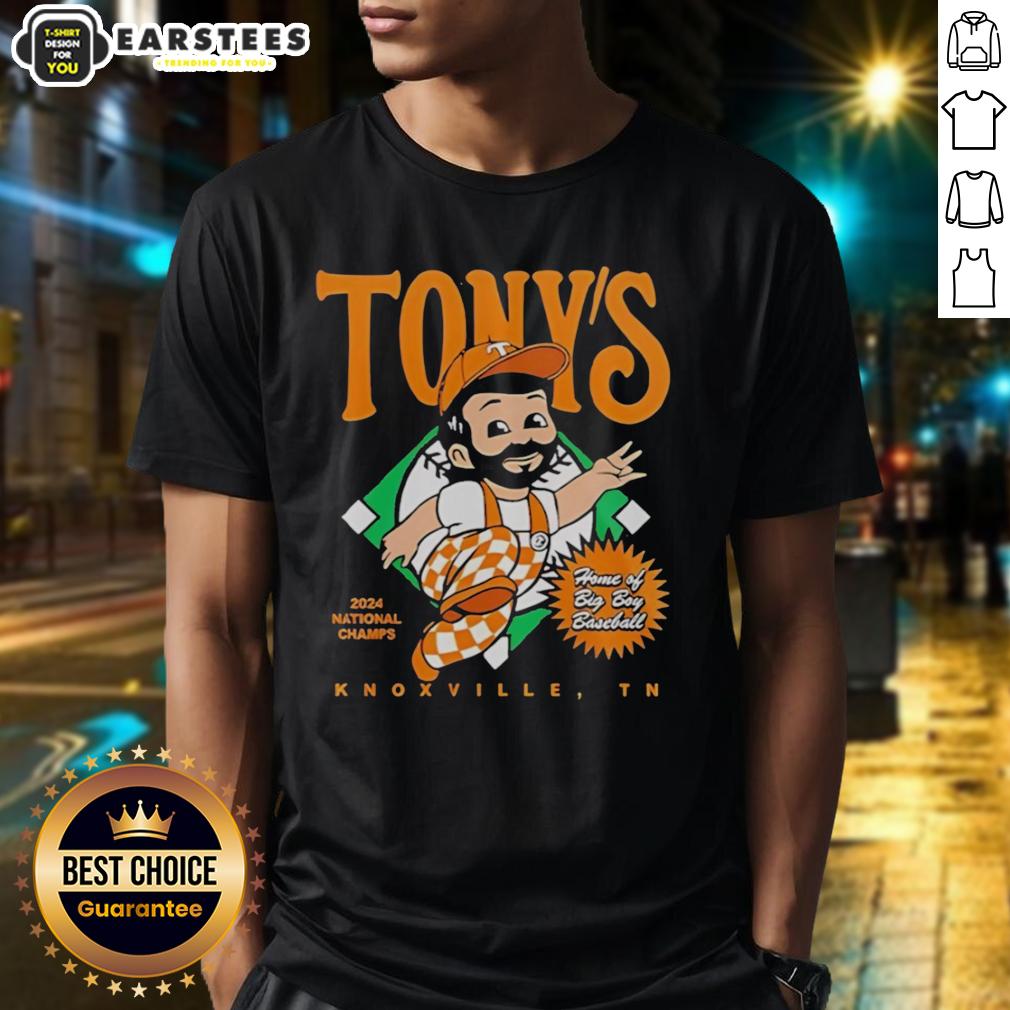 Awesome Tony's Tennessee Volunteers 2026 National Champions Home Of Big Boy Baseball T-Shirt