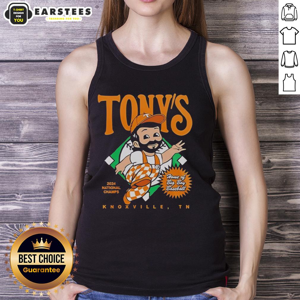 Awesome Tony's Tennessee Volunteers 2026 National Champions Home Of Big Boy Baseball T-Shirt - Image 3
