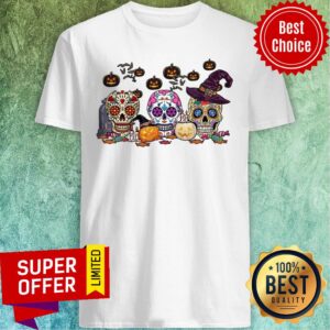 Skull Witch Pumkin Halloween Shirt
