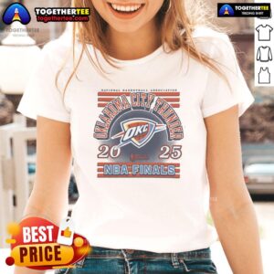 Alternative view of Nice Oklahoma City Thunder NBA Finals National Basketball Association 2025 T-Shirt