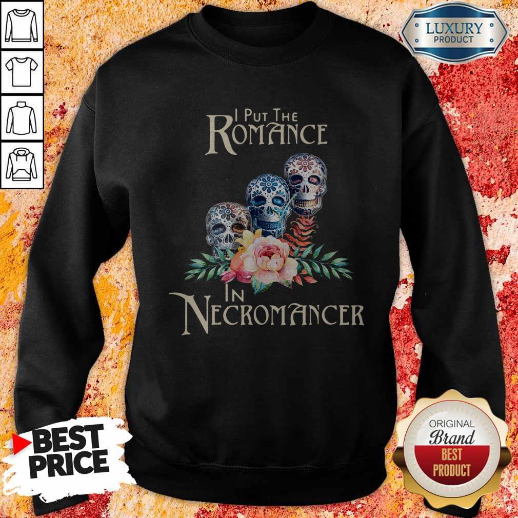 Good Necromancer Halloween Undead Skulls And Roses Shirt - Image 5