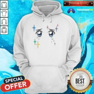 Alternative view of Sparkling Tears Anime Eyes T-shirt