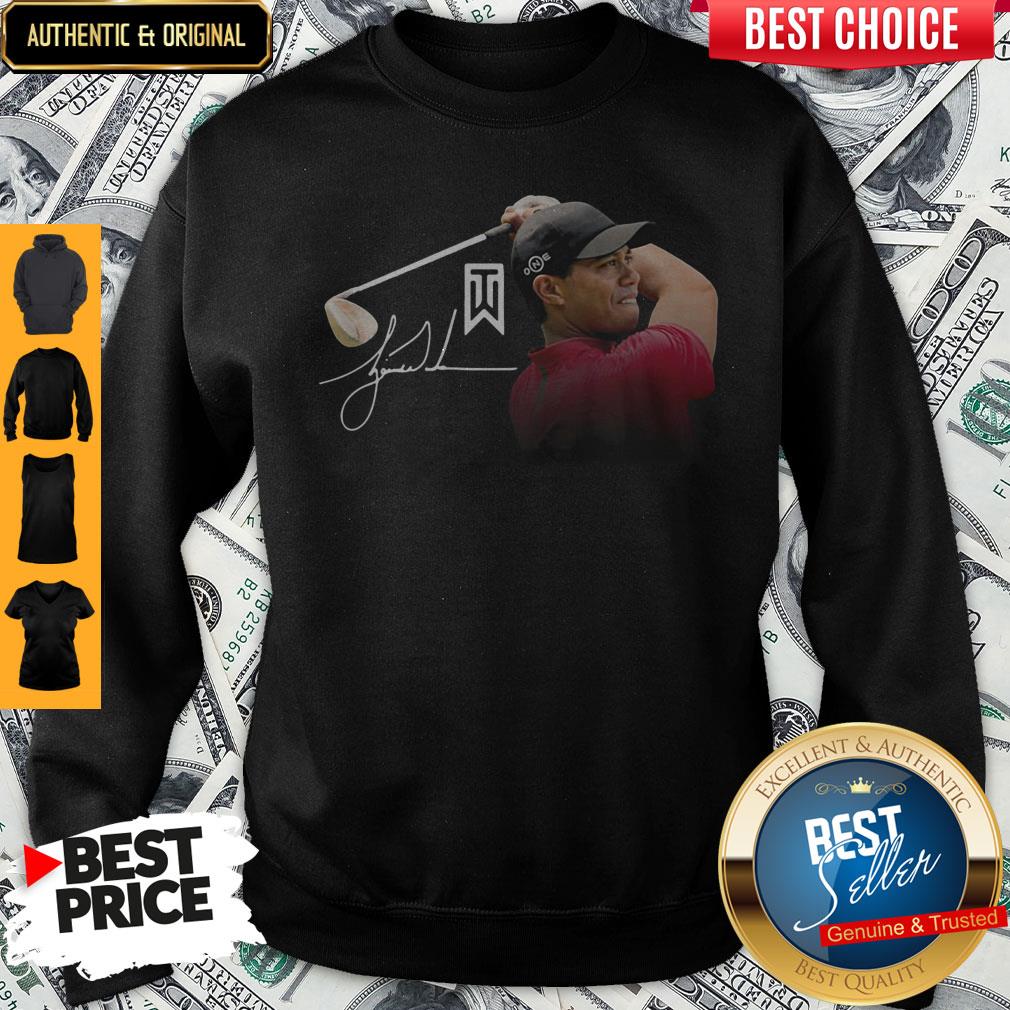Pretty Tiger Woods Master Golf Signature Shirt - Image 5
