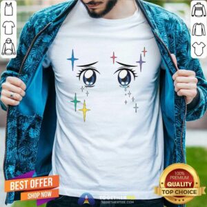 Sparkling Tears Anime Eyes T-shirt