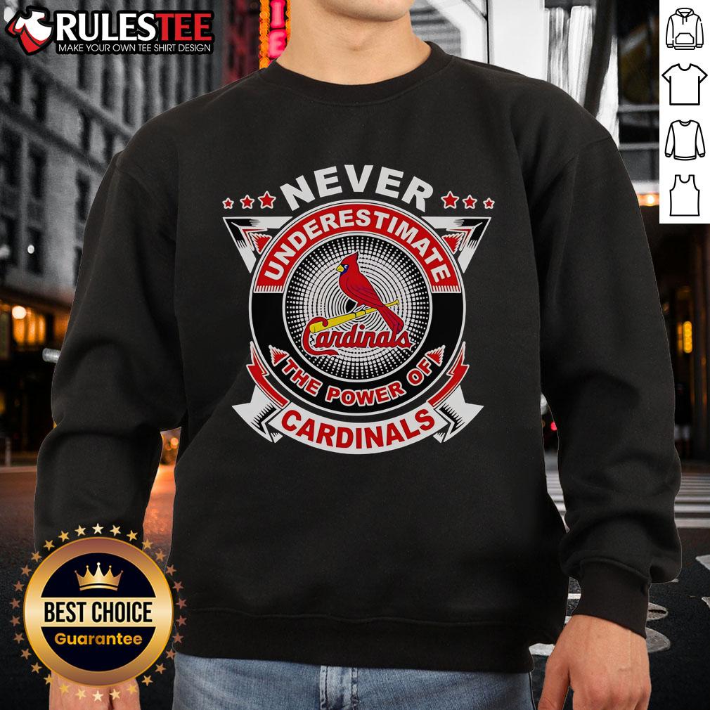 Awesome Never Underestimate The Power Of Cardinals T-Shirt - Image 5
