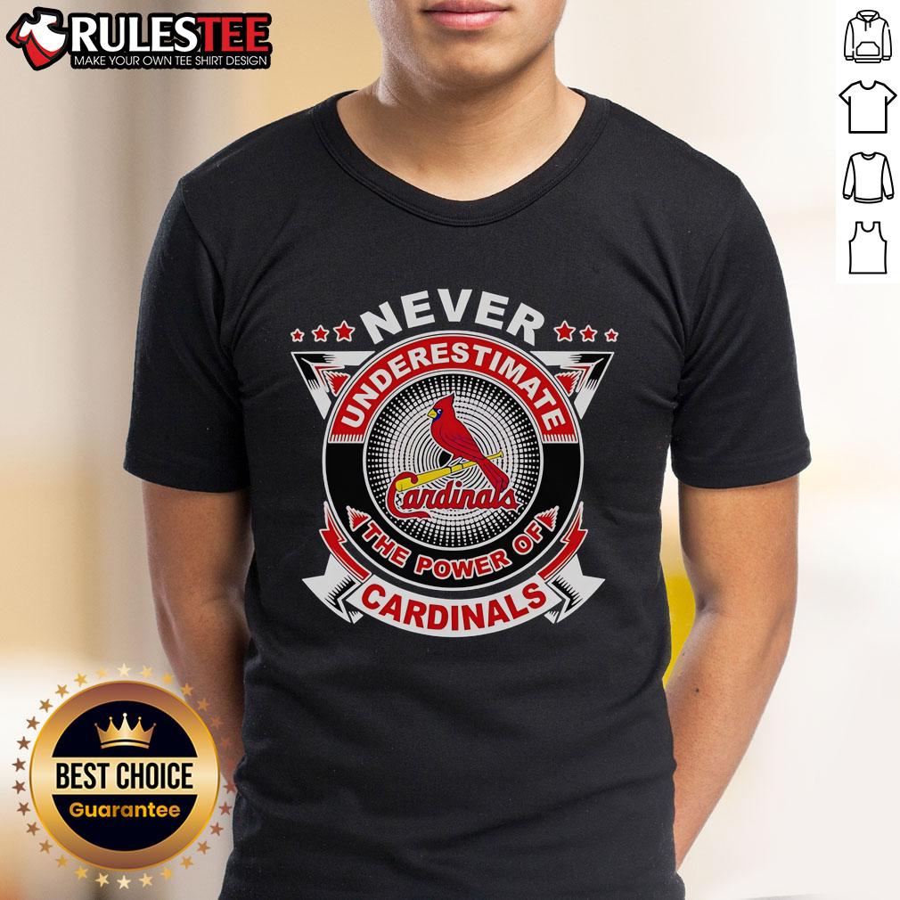Awesome Never Underestimate The Power Of Cardinals T-Shirt