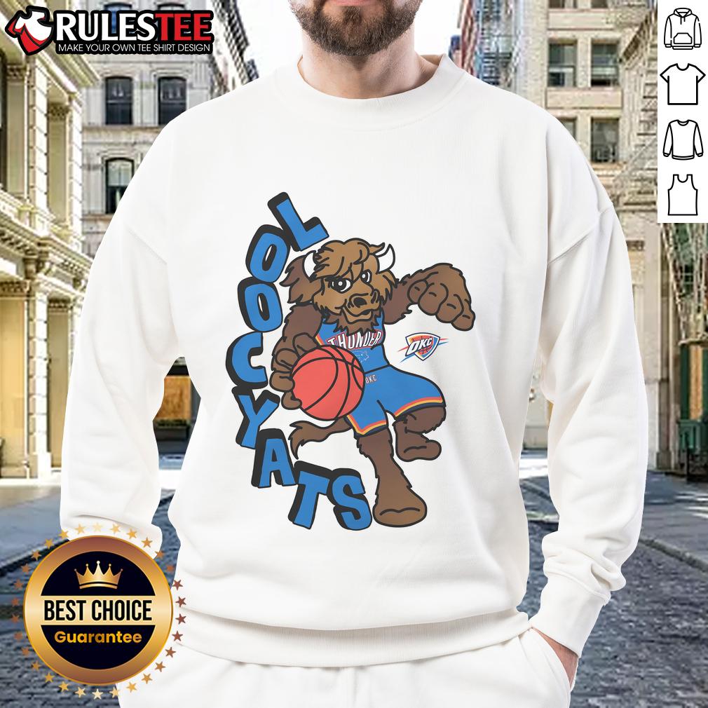 Awesome Oklahoma City Thunder Stadium Essentials NBA X Staycool Mascot T-Shirt - Image 5