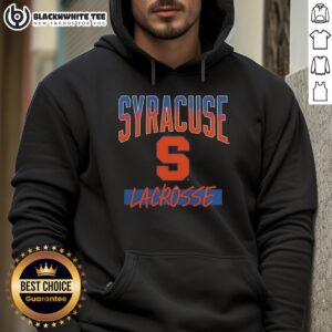 Alternative view of Awesome Syracuse Orange X Lacrosse Hype Logo Vintage T-Shirt