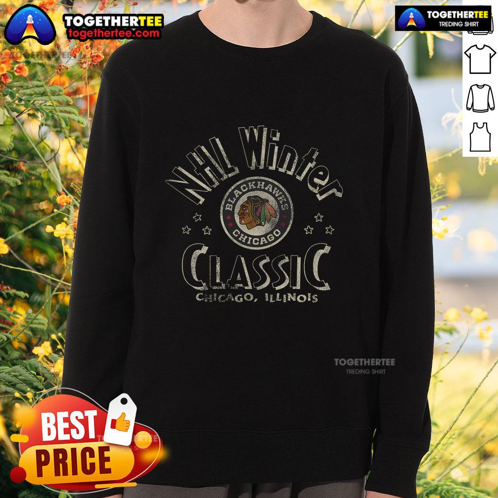 Top Chicago Blackhawks Winter Classic Event Premier T-Shirt - Image 5