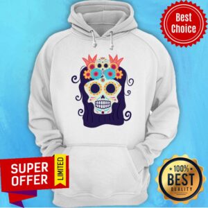 Alternative view of Sugar Skull Woman Day Of The Dead Muertos Shirt