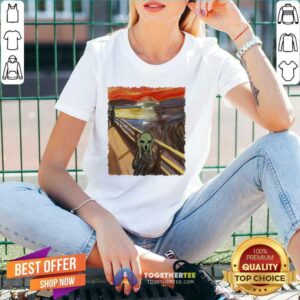 Alternative view of Premium Van Gogh Alien Shirt