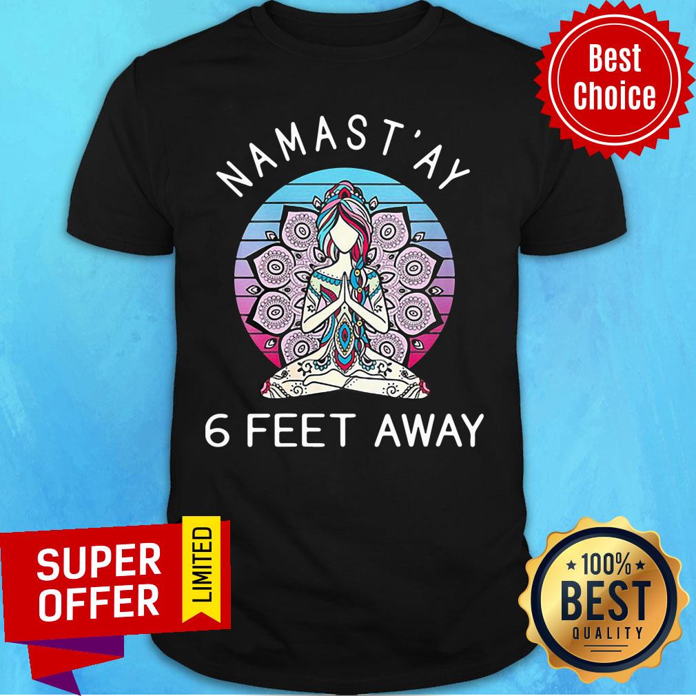 Yoga Namastay 6 Feet Away Vintage Shirt