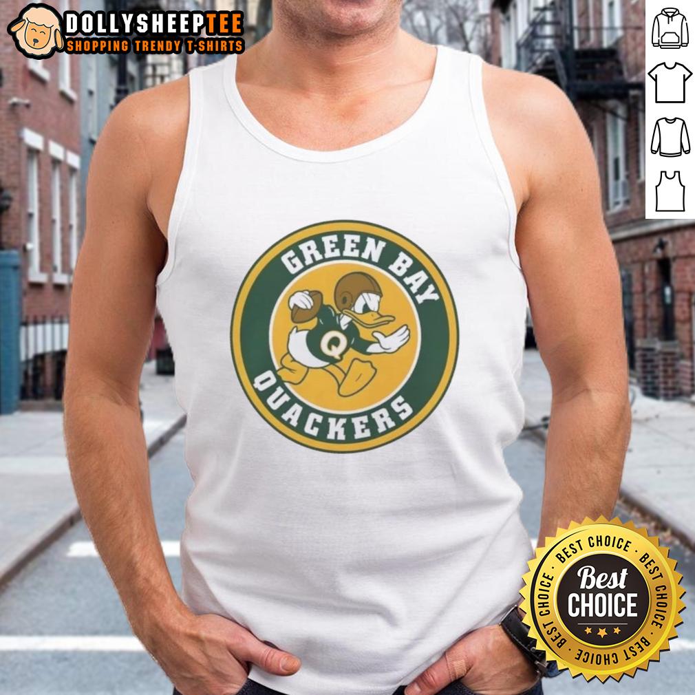 Nice Disney Green Bay Quackers Pro Football Spoof T-Shirt - Image 4