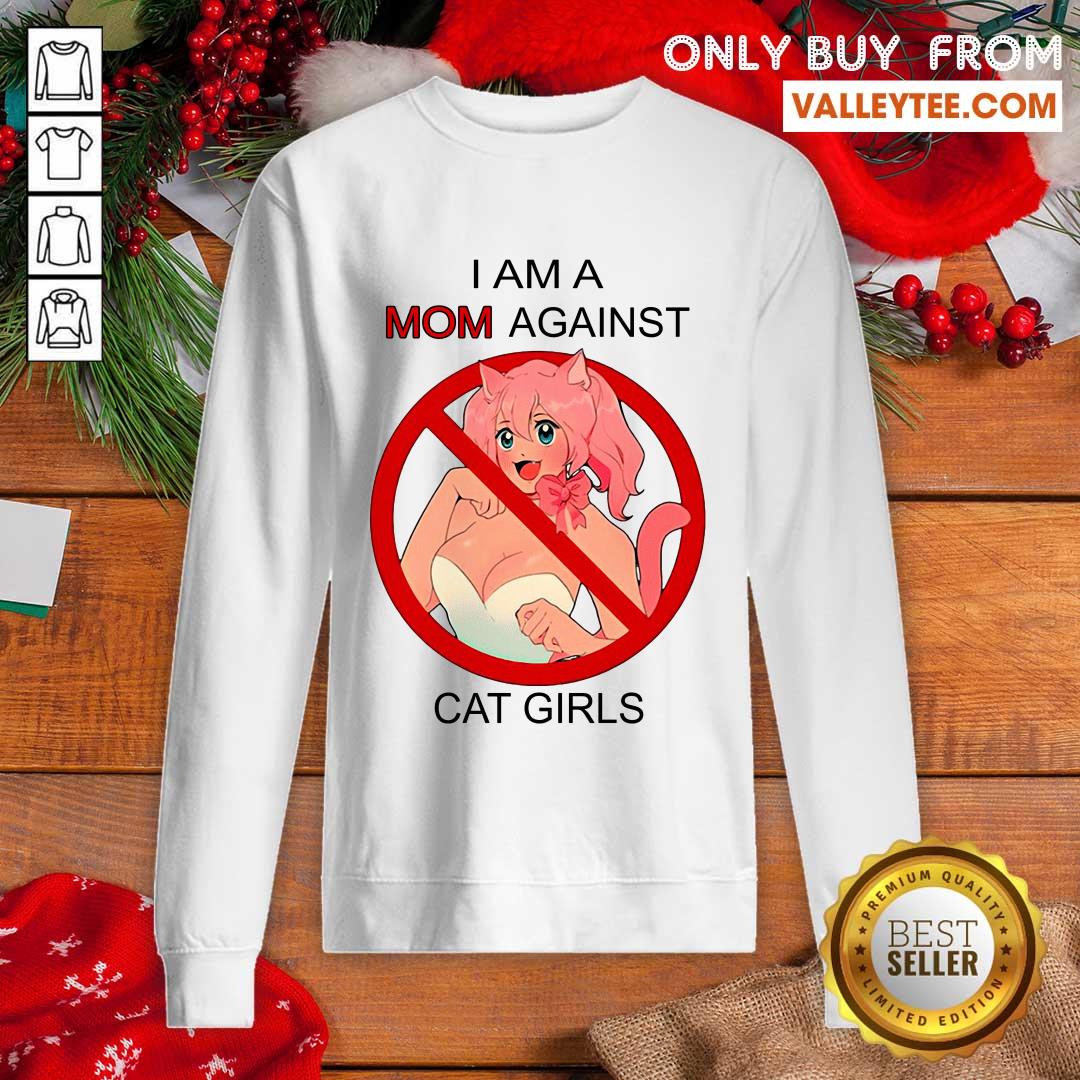 Wicked I Am A Mom Against Cat Girls Shirt - Image 3