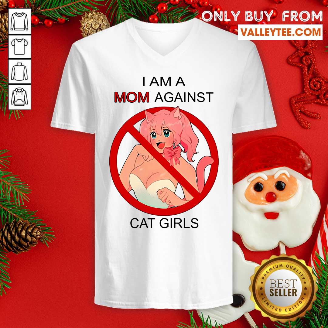 Wicked I Am A Mom Against Cat Girls Shirt - Image 5