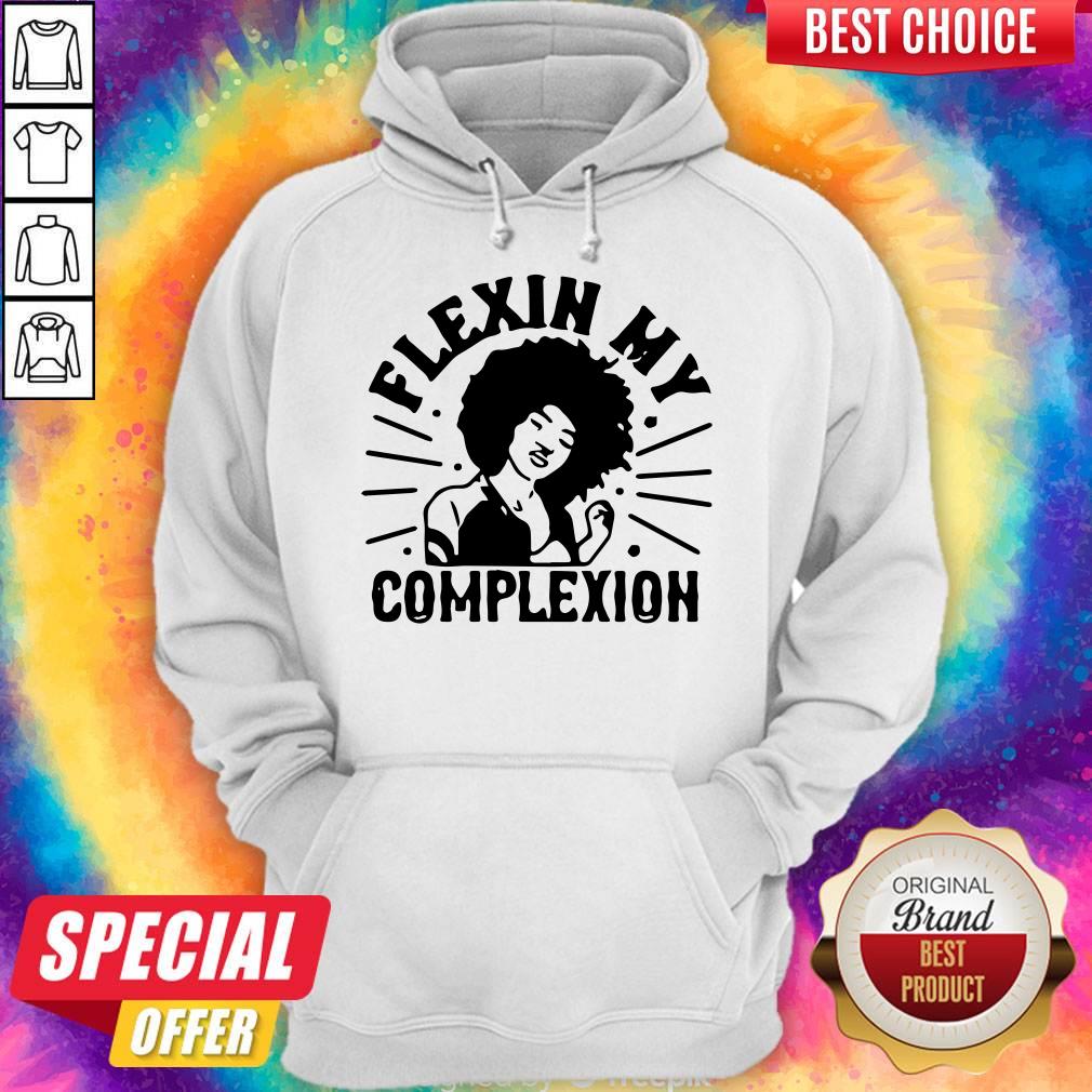Flexin My Complexion Meaning Black Shirt - Image 3