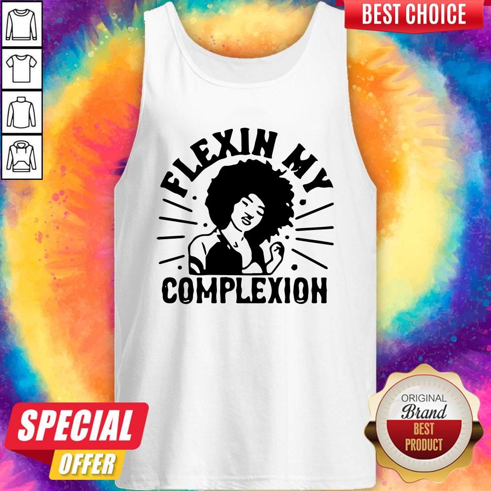 Flexin My Complexion Meaning Black Shirt - Image 4