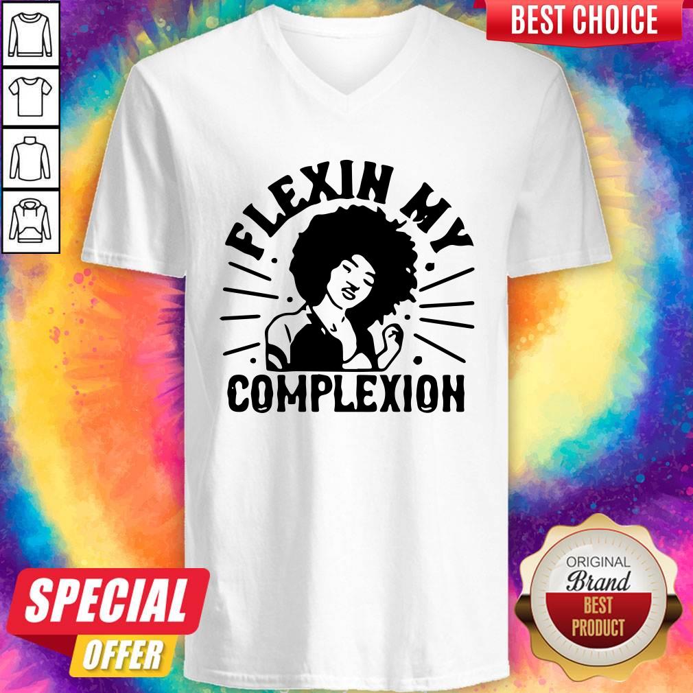 Flexin My Complexion Meaning Black Shirt - Image 2