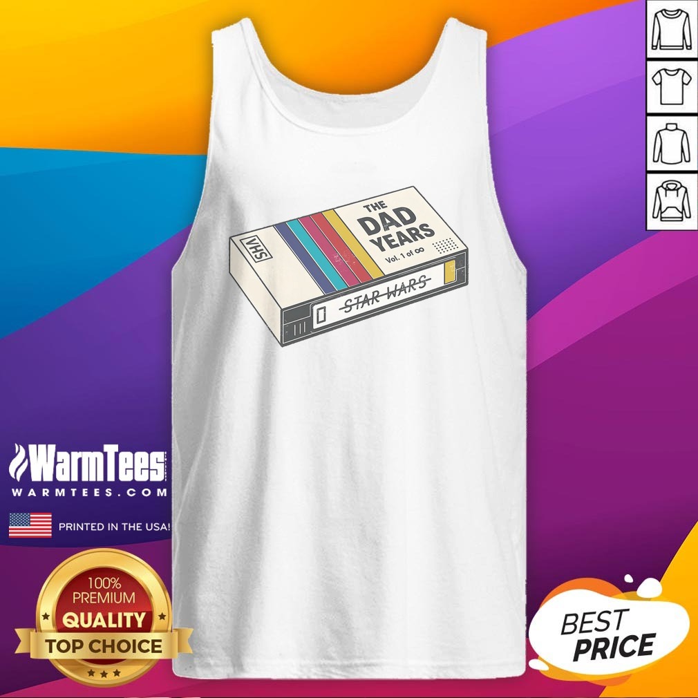 Good The Dad Year Star Wars VHS Shirt - Image 5