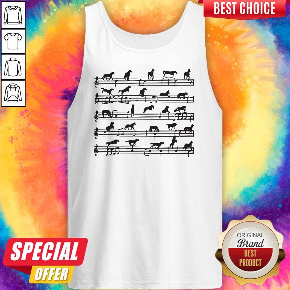 Awesome Horse Notes On Sheet Music Shirt - Image 5
