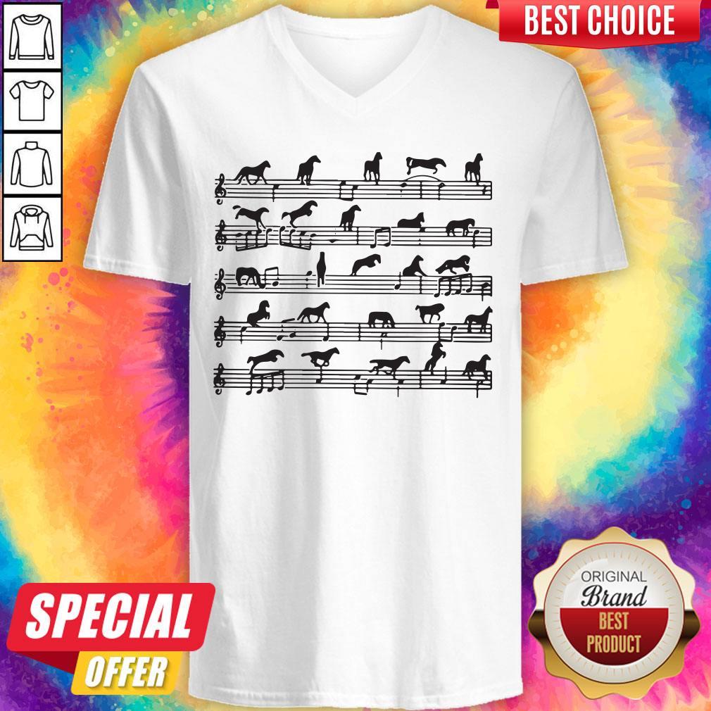 Awesome Horse Notes On Sheet Music Shirt - Image 4