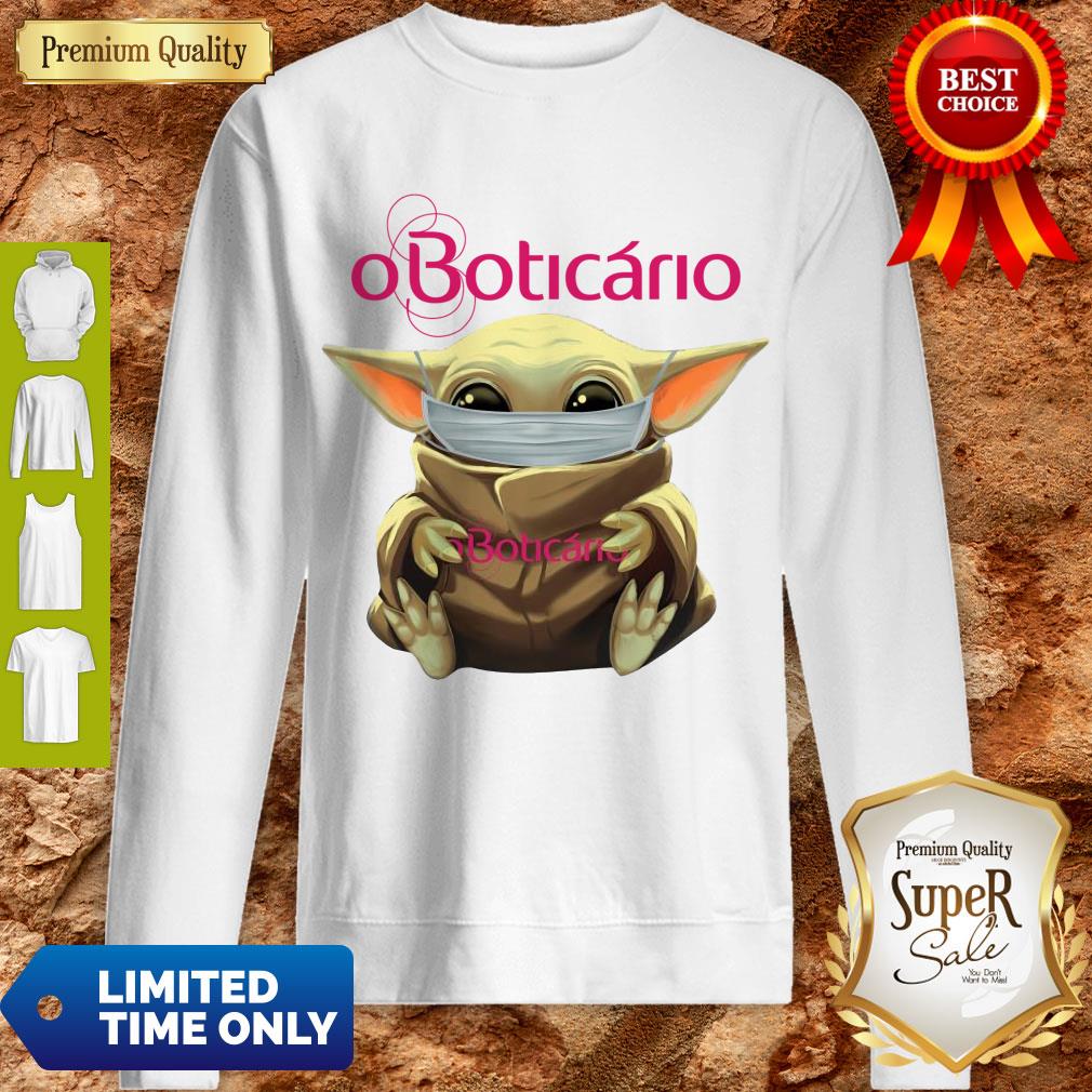Good Baby Yoda Hug Oboticario Mask Shirt - Image 3