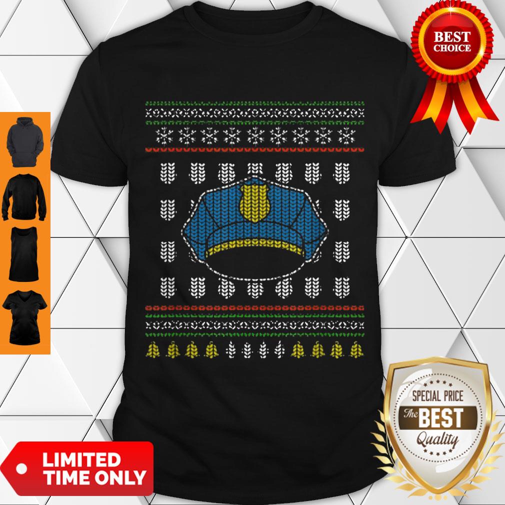 Funny Police Officer Ugly Christmas Sweater Policeman Shirt