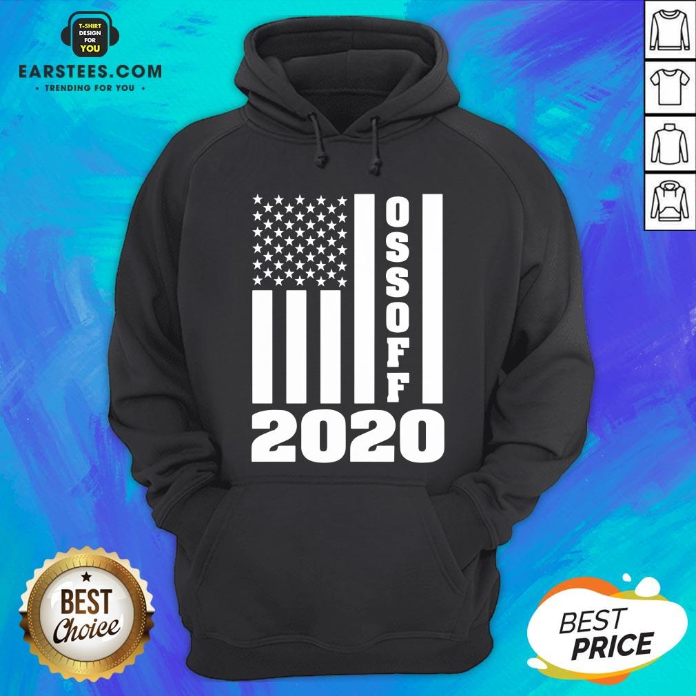 Hot Ossoff 2020 American Flag Shirt - Image 2
