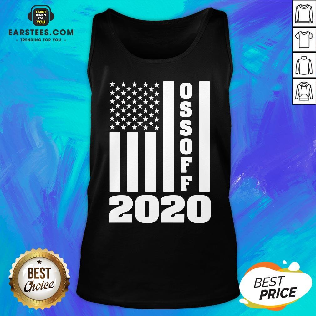 Hot Ossoff 2020 American Flag Shirt - Image 4