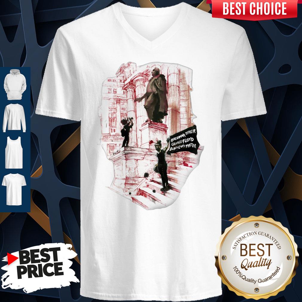 Nice Breonna Taylor George Floyd Black Lives Matter Shirt - Image 3