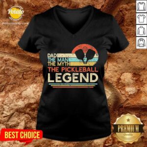 Alternative view of Pretty Dad The Man The Myth The Pickleball Legend Vintage Shirt