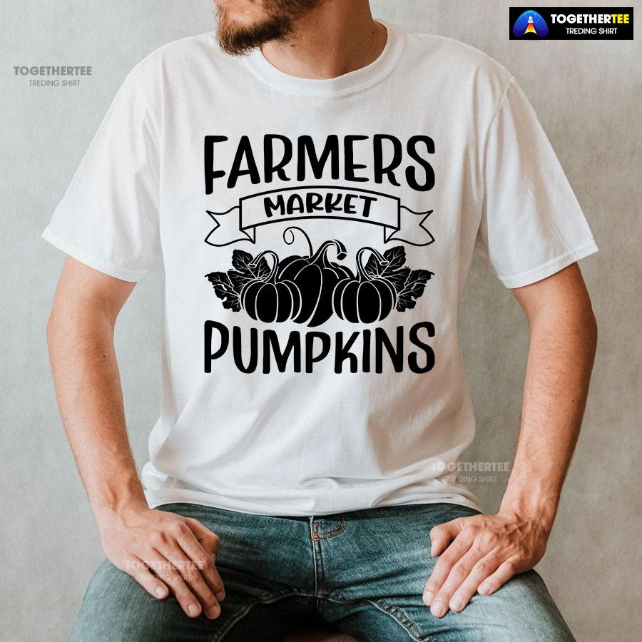 Farmers Market Pumpkins T-Shirt - Image 3