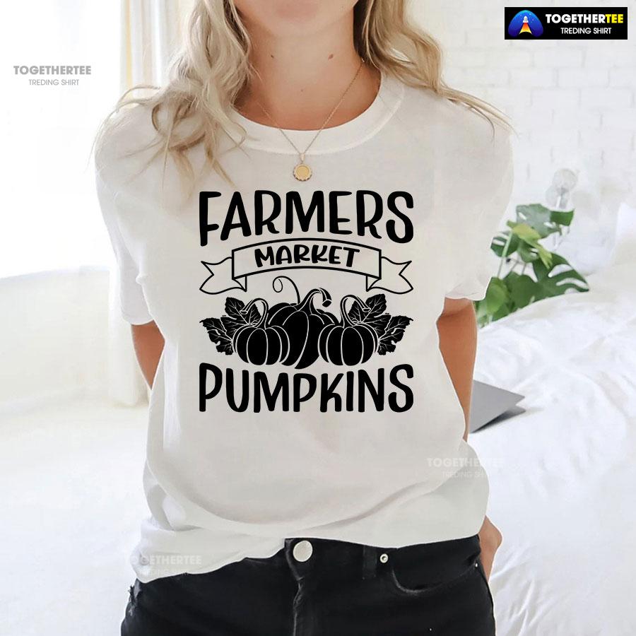 Farmers Market Pumpkins T-Shirt - Image 2