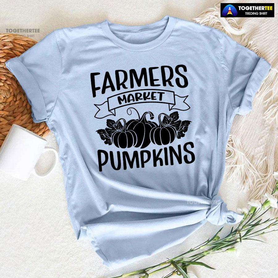 Farmers Market Pumpkins T-Shirt - Image 6