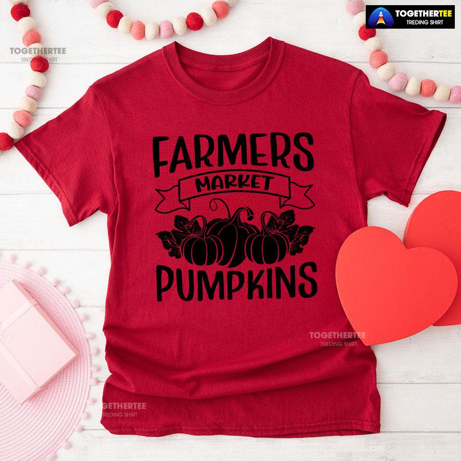 Farmers Market Pumpkins T-Shirt - Image 8